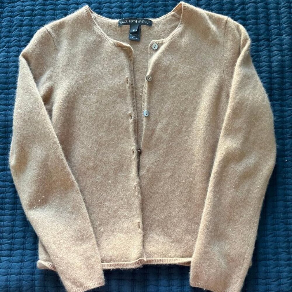 Saks Fifth Avenue Cashmere Cardigan - XS